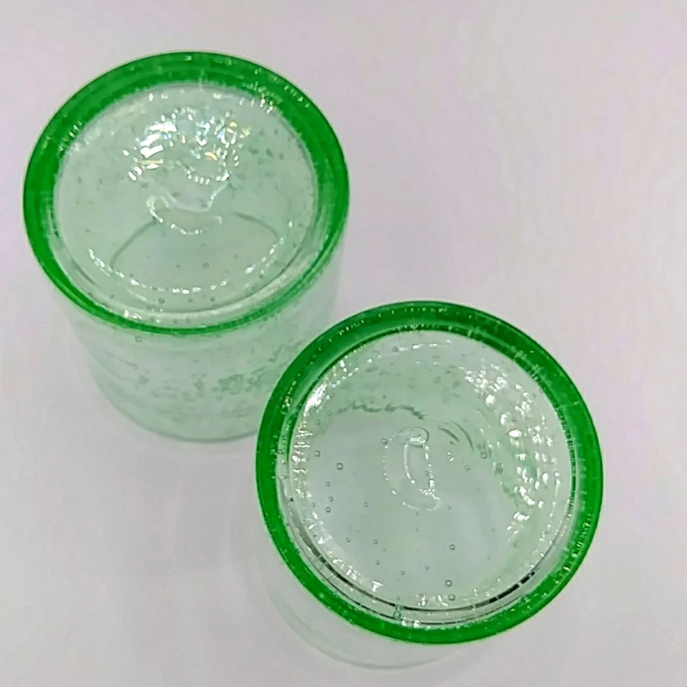 LAST 2 Highball Bubble Glasses by Artland Iris in Light Green - Picture 4 of 7